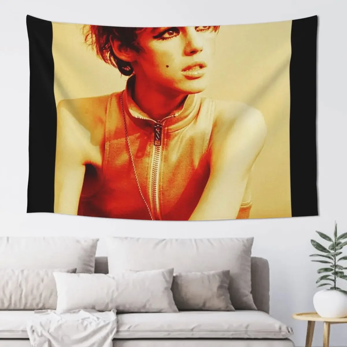 Edie Sedgwick Andy Warhol Photography Fashion Icon sixties Tapestry Room Ornaments Room Decor Cute Tapestry