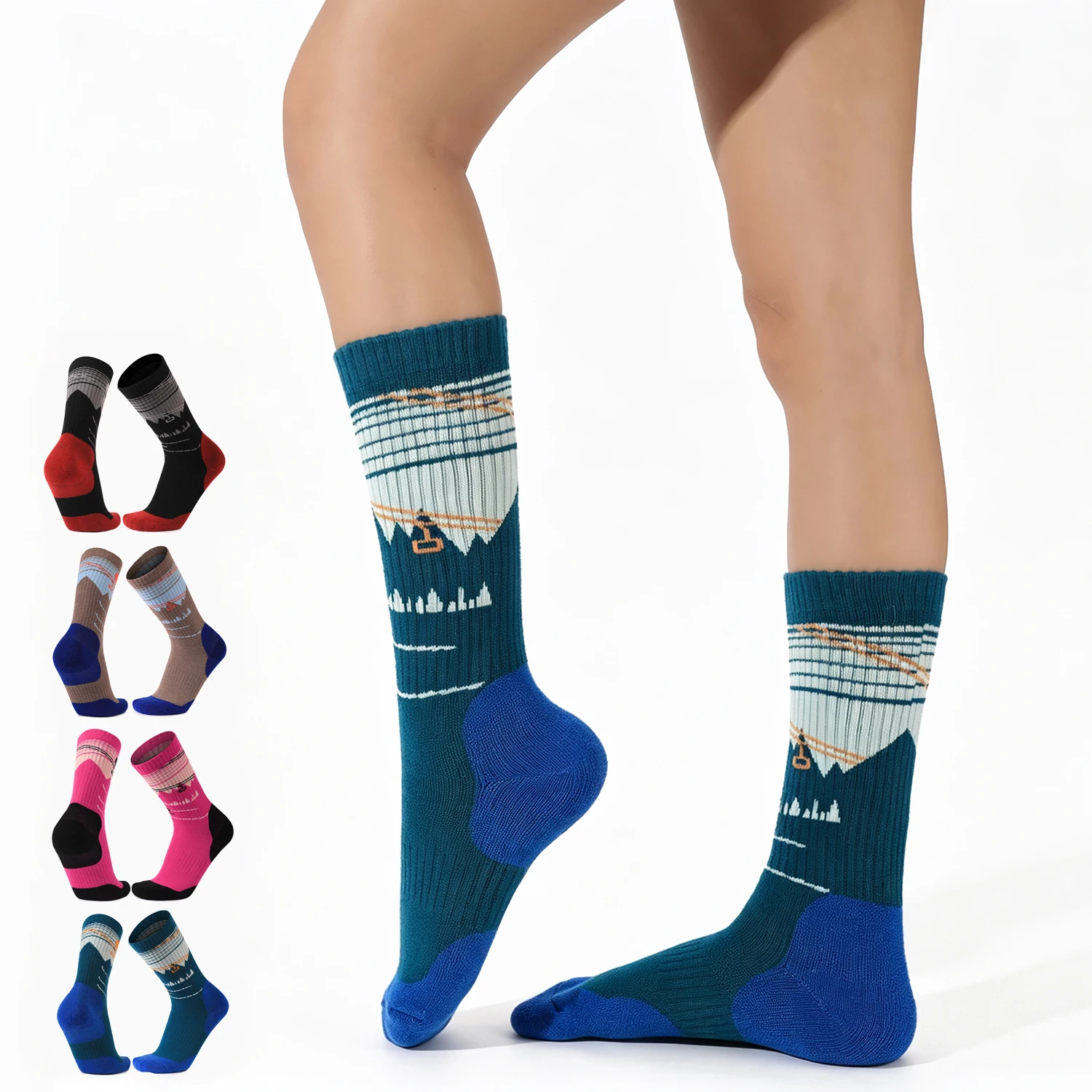 Thermal Sock Wool - 1 Par de Meias de Esqui