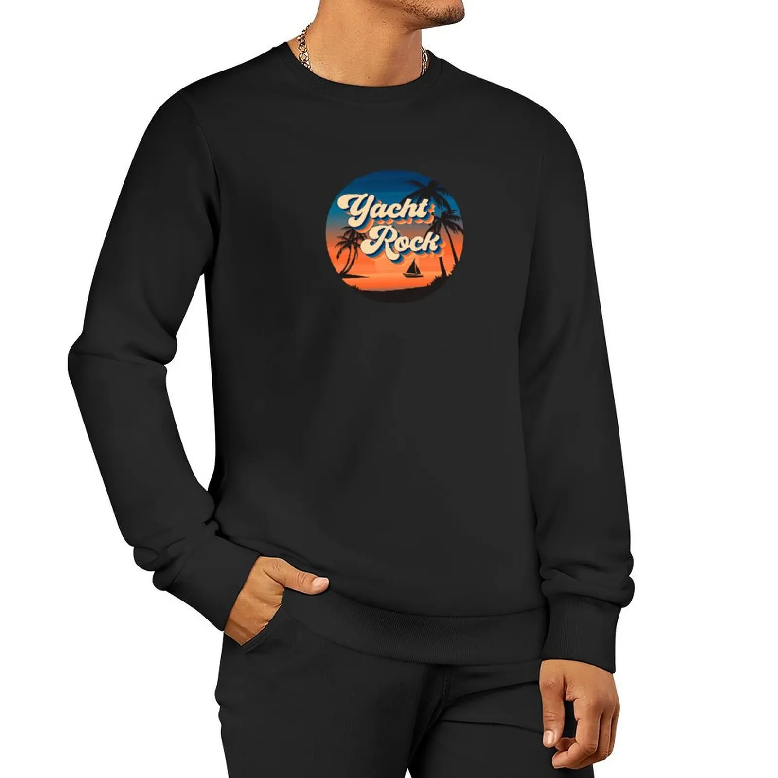 

Yacht Rock Circle Pullover Hoodie aesthetic clothing streetwear men men wear oversize sweatshirt