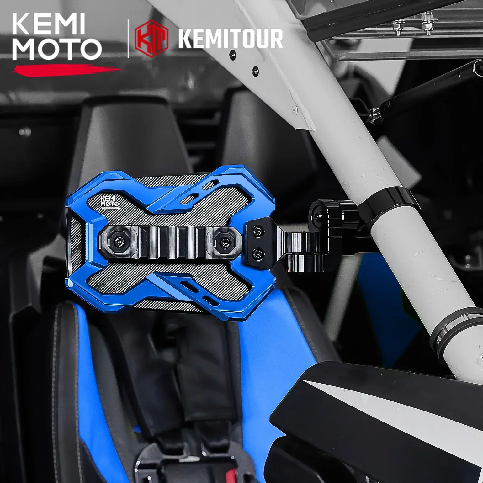 

Алюминиевые боковые зеркала KEMIMOTO UTV CNC для рулонных стержней 1,65-2 дюйма, совместимые с Kawasaki терикс KRX 1000 для Wildcat 4 Prowler