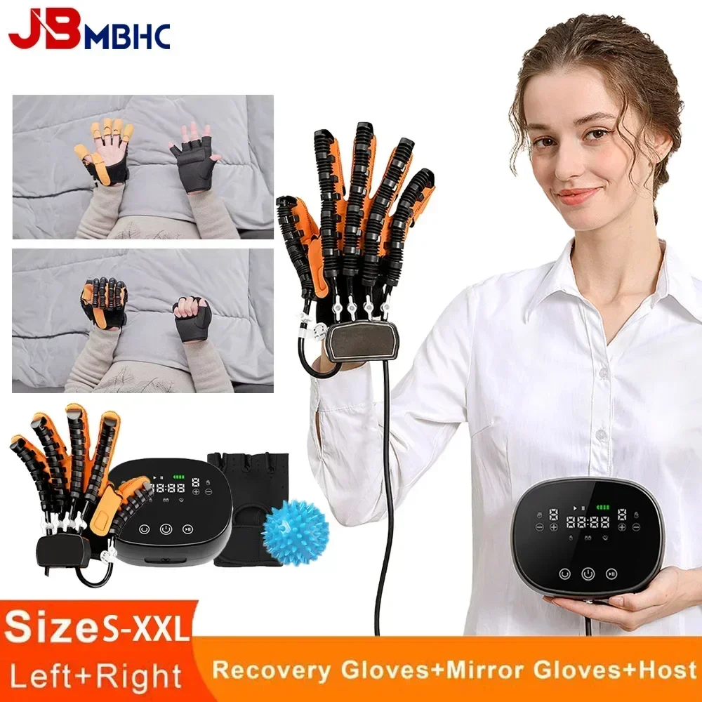 Hand Rehabilitation Robot Gloves Hand Function Ttraining Massage Equipment Stroke Hemiplegia Finger Workout Recovery Device