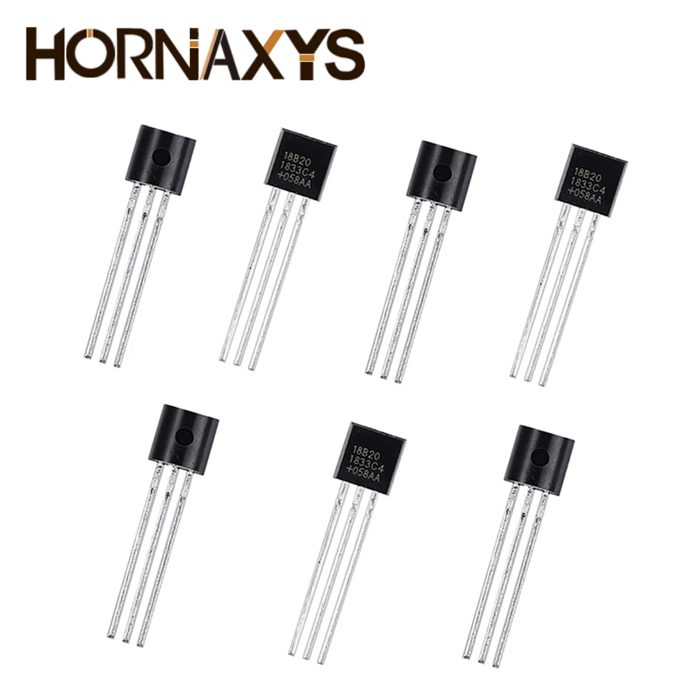 10PCS Waterproof 18B20 Temperature Probe DS18B20 Temperature Sensor Stainless Steel Package 1Meter/2Meter/3Meters Wire