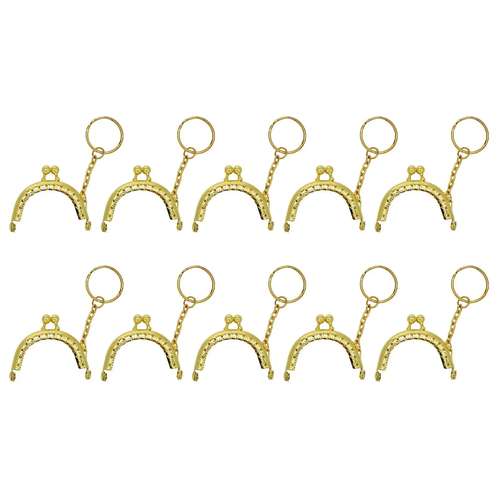 Purse clasp , 10Pcs 5cm Metal Purse  with , Coin Bag Accessories  for DIY Craft