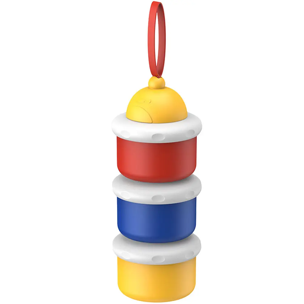 

3-Layer Sealing Milk Powder Container Portable Stackable Powdered Milk Box For Infant Food Storage Leakproof Baby Food Organizer