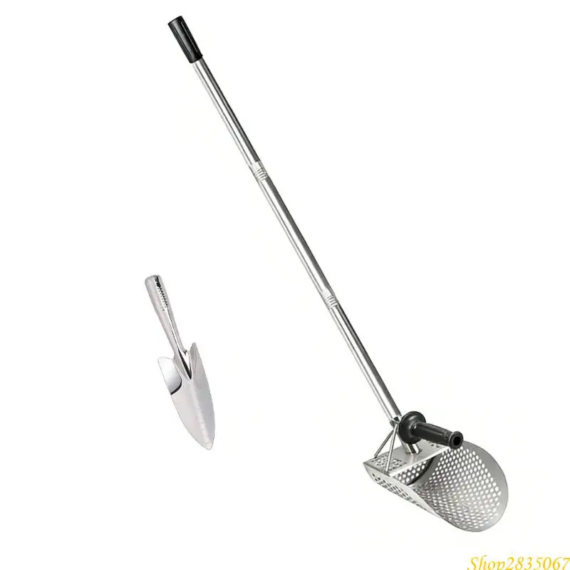 

304 Stainless Steel Treasure Tool Optimized for Sand Soil Sifting in Various Conditions Feature Antislip Grip 831F