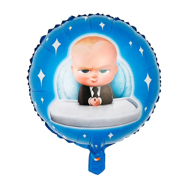 Blaues Little Executive Baby B-BOSSED Duschparty-Dekorationsset mit Einwegteller, Bechern, Servietten, Banner und Ballons für Geburtstagsfeiern – Detail 34