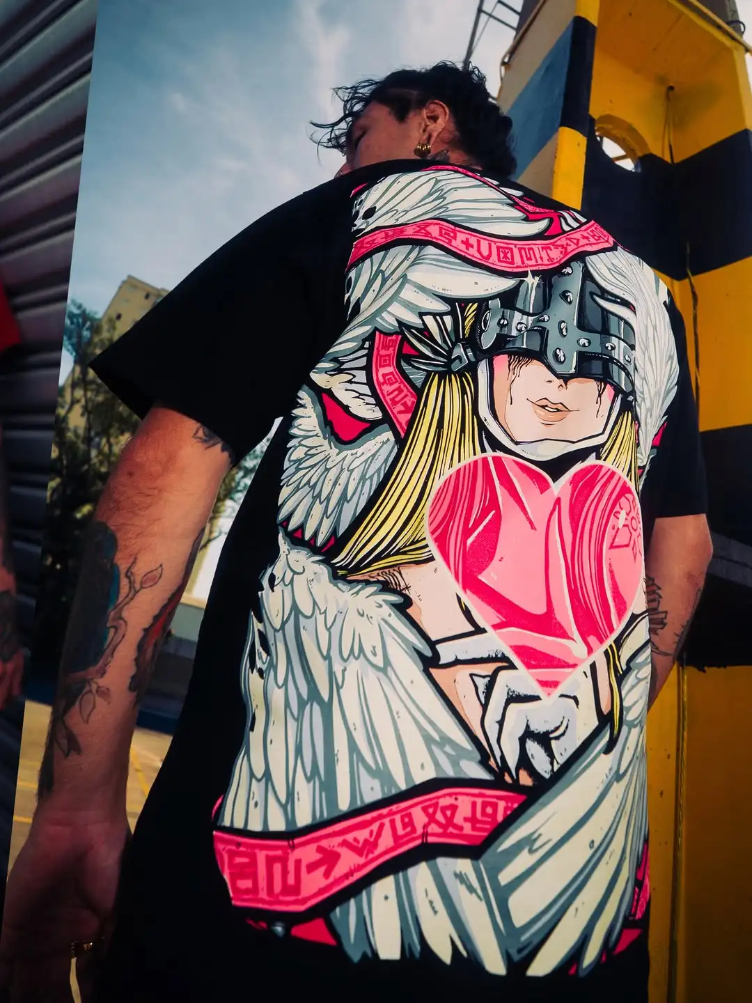 Vintage Oversized Vmtd Girl Print Grafik-T-Shirts Streetwear Kurzarm Y2K Tops Anime T-Shirt Herrenbekleidung