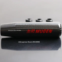 Mugen 13cm Carbon Fiber MT Gear Shift Knob For Honda Fit Civic FD2 FN2 EP3 TYPE R DC2 DC5 AP1 AP2 S2000 F20C