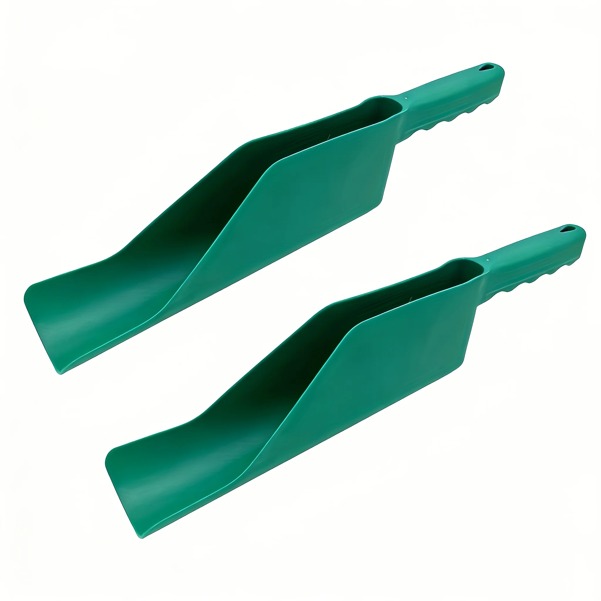 2pcs Heavy-Duty Gutter Cleaning Tools Non-Slip Shovel with Humanized Design for Roof Gutter And Downspout Durable Plastic Shovel