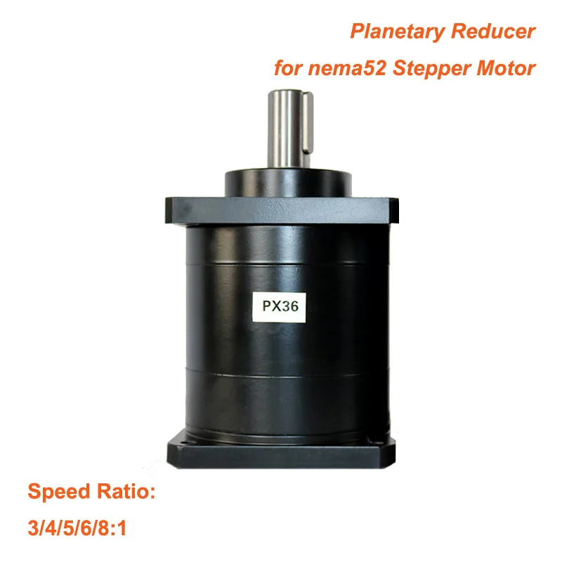 

1Pcs/lot 130mm Planetary Gearbox Nema52 Speed Ratio 3:1 4:1 5:1 6:1 8:1 Planet Reducer 90N.m for 130 Stepper Motor Nema 52