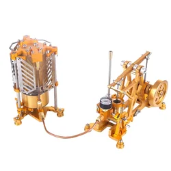 Watt Steam Engine Model with Boiler Science Project Toys Can Be Started Watt Reactor Steam Engines Model Toy