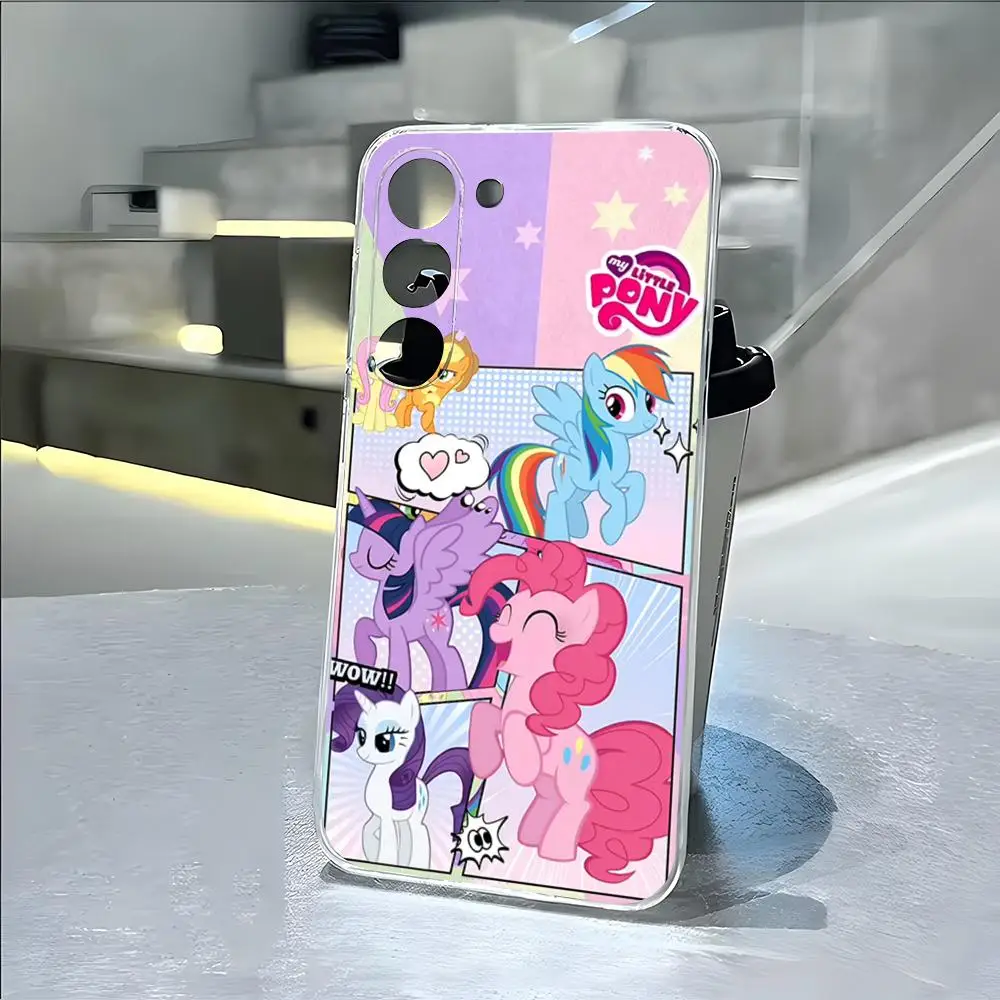 Cute My Little Pony Phone Case For Samsung A16 A26 A36 A56 A35 A55 A14 A34 A54 A13 A23 A53 Transparent Drop Cover