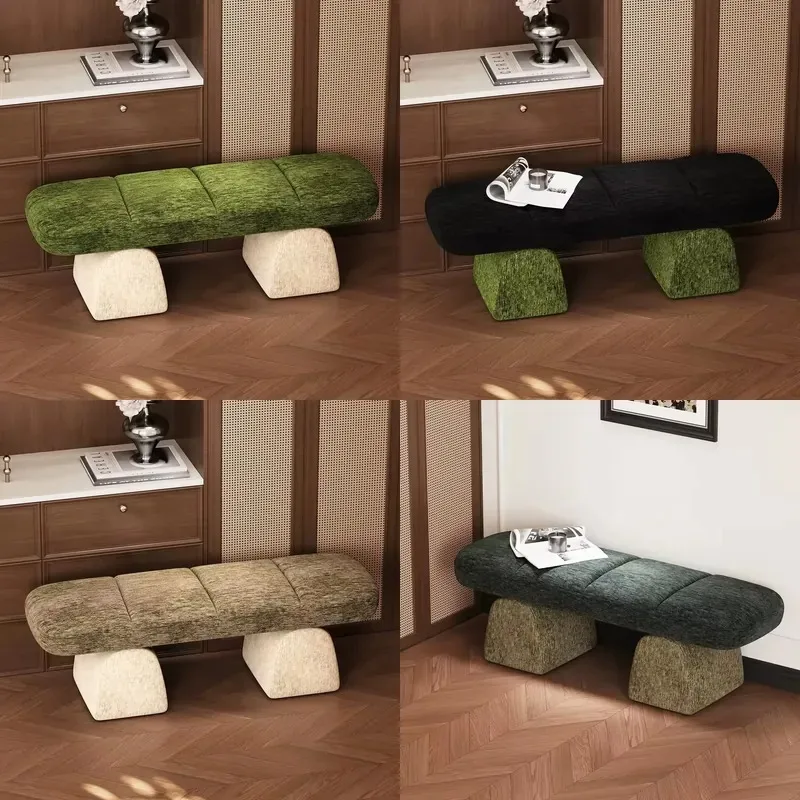 Modern Simple Shoe Changing Stool for Entryway Living Room Bedroom Hotel Wholesale Customization Factory Direct Sales