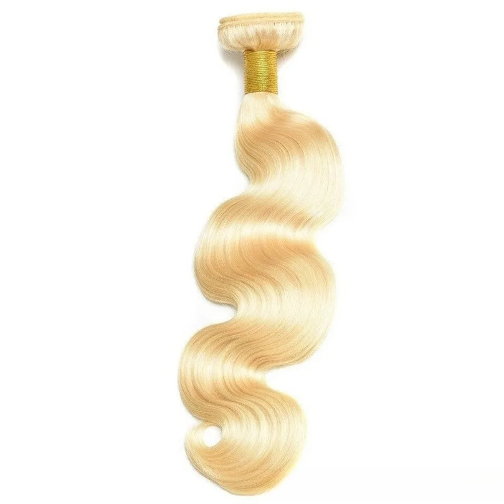 613 # Echthaar-Extensions mit Wellenstruktur, 1 Stück, 10-30 Zoll, mit Highlights, kein Ausfallen, kein Verfilzen, für schwarze Frauen, zum Schutz der Haare beim Flechten. – Detail 1