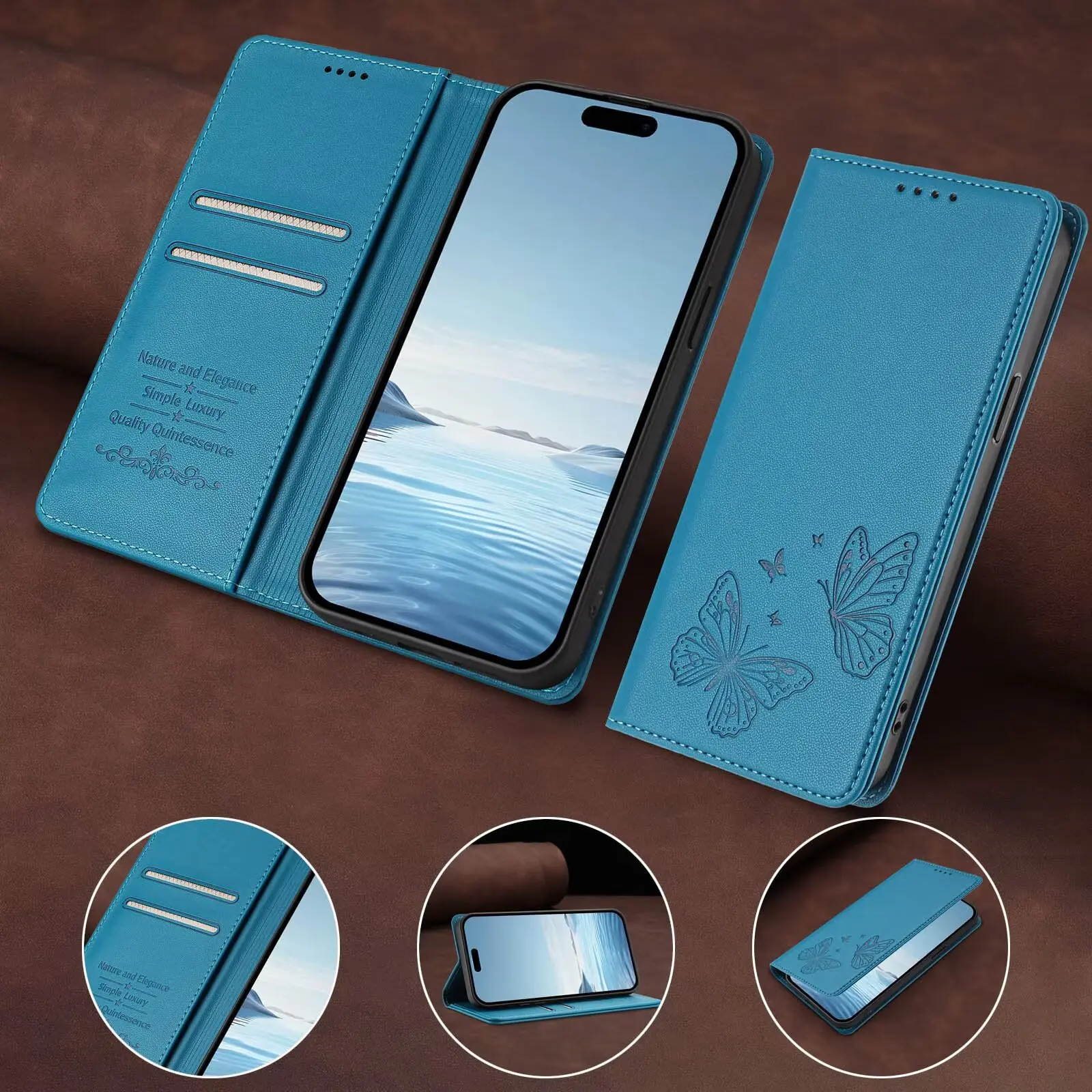 Leather Flip Wallet…