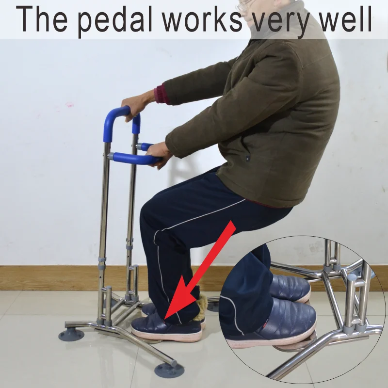 Barra de apoio para sofá de aço inoxidável 304, corrimão de segurança, ajuda de pé assistida para idosos e cuidados com deficiência