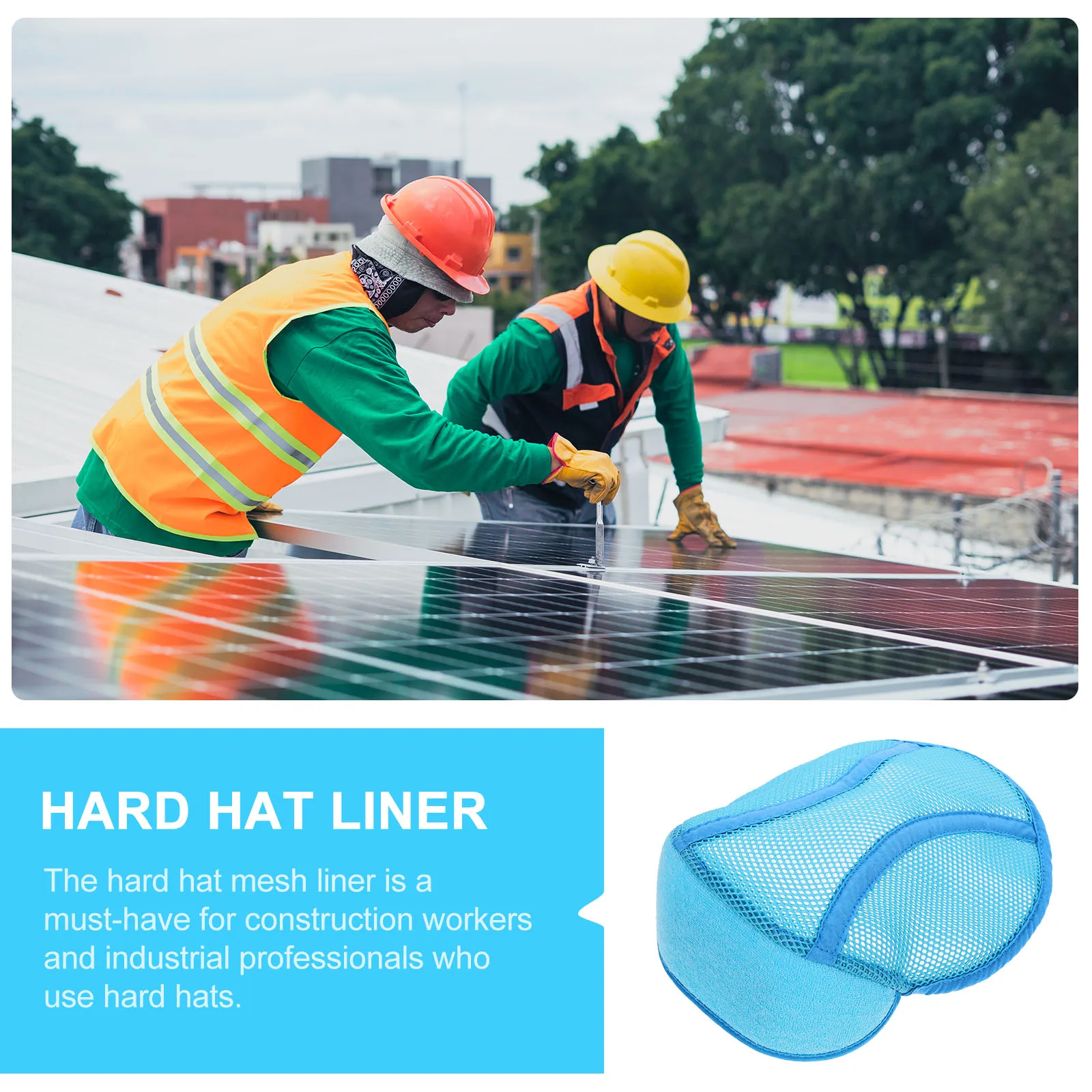 

Liner Cooling Pad Bump Caps Insert for Men Summer Hard Hats Construction