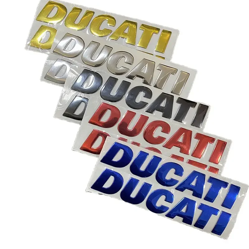 3D resin ducati corse stickers tank grips emblem decal for ducati 1199 multistrada 1200 796 696 hypermotard accessories