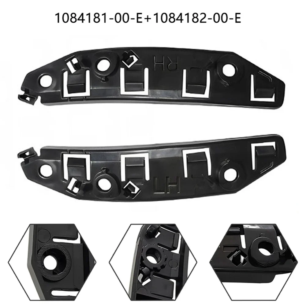 Holder Front Bumper Bracket Replacement Parts 1084181-00-E 1084182-00-E Accessories Fittings Brand New Durable