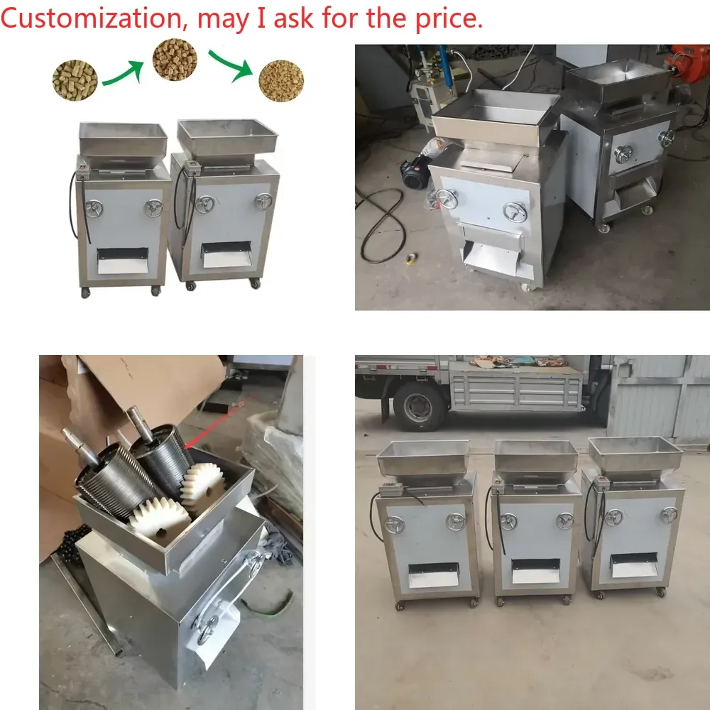 

200kg/hour Nuts Chopper Maize Beans Animal Feed Pellet Crumble Pulverizer HJ-CM001
