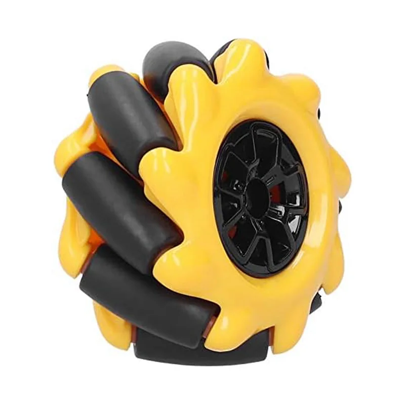 YSUN-Mecanum ホイール、48 ミリメートル全方向ホイールスマートロボットカーアクセサリー DIY コンポーネント交換アクセサリー