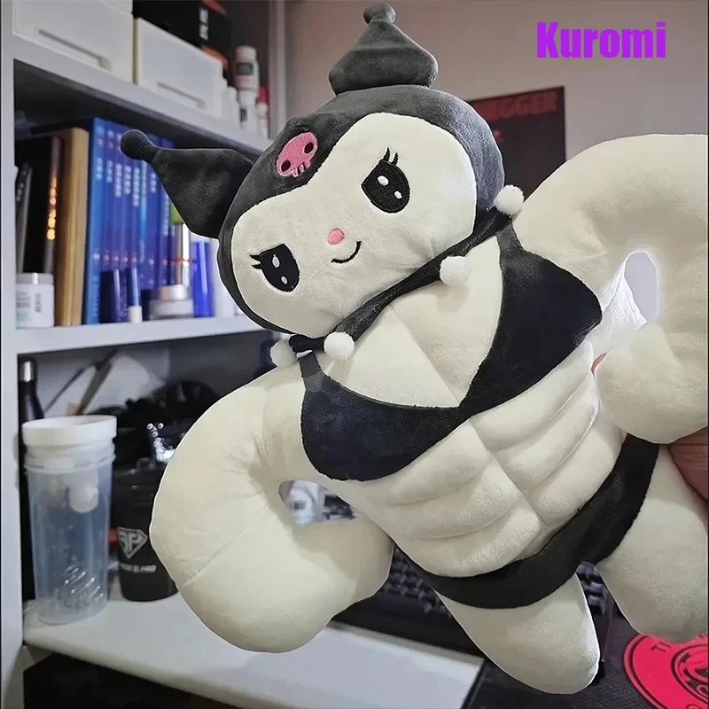 

Забавная плюшевая кукла Куроми, мультяшный маленький дьявол, кавайная мягкая игрушка, допамин, аксессуары в стиле аниме, удобная плюшевая кукла, подарки на день рождения