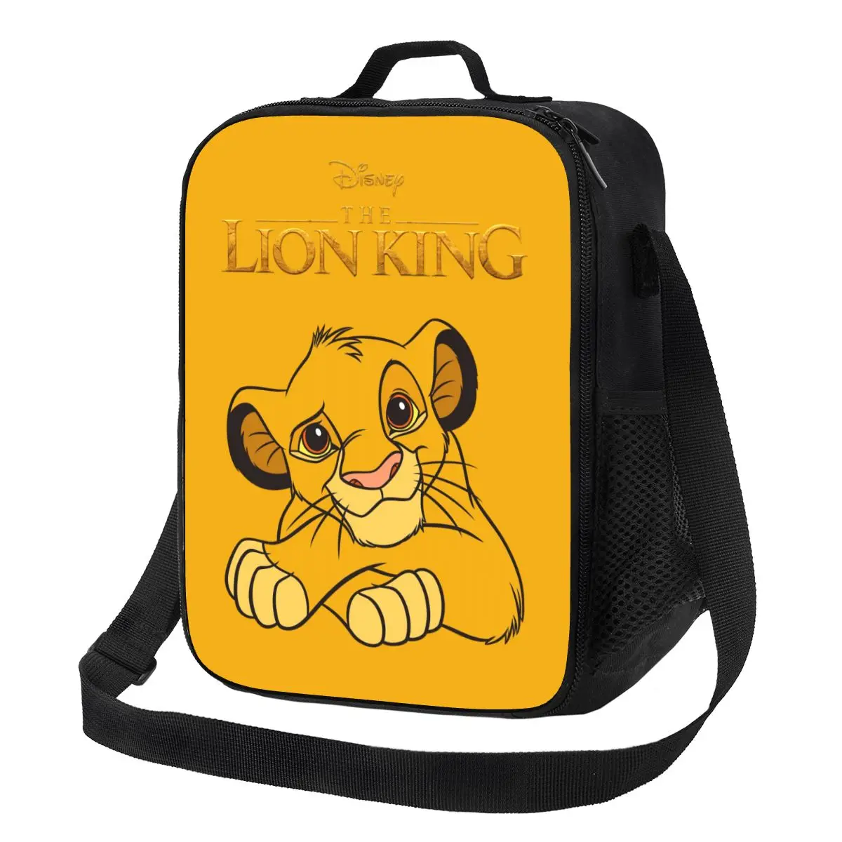 Custom The Lion King Insulated Lunch Bag for School Office Waterproof Cooler Thermal Bento Box Women Children