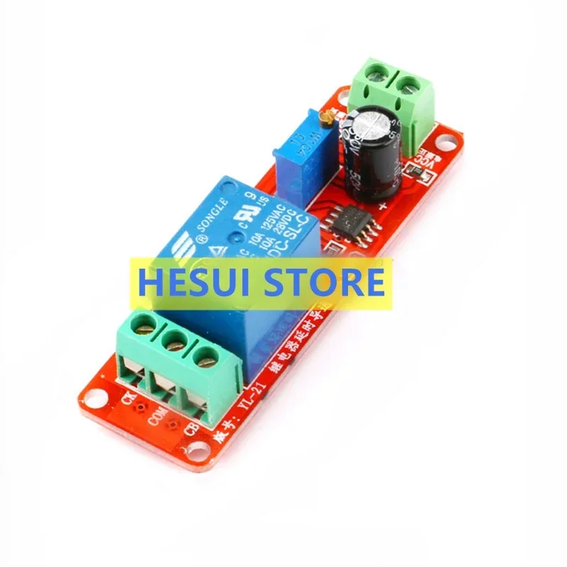 12V delay pull relay module monostable delay switch delay conduction