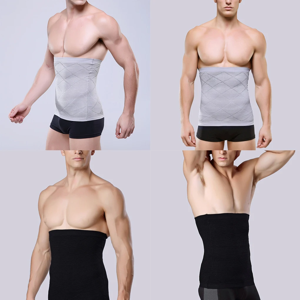 Men Belly Waist Abdomen Belt Shapewear Slim Body Shaper Compression Underwear Band