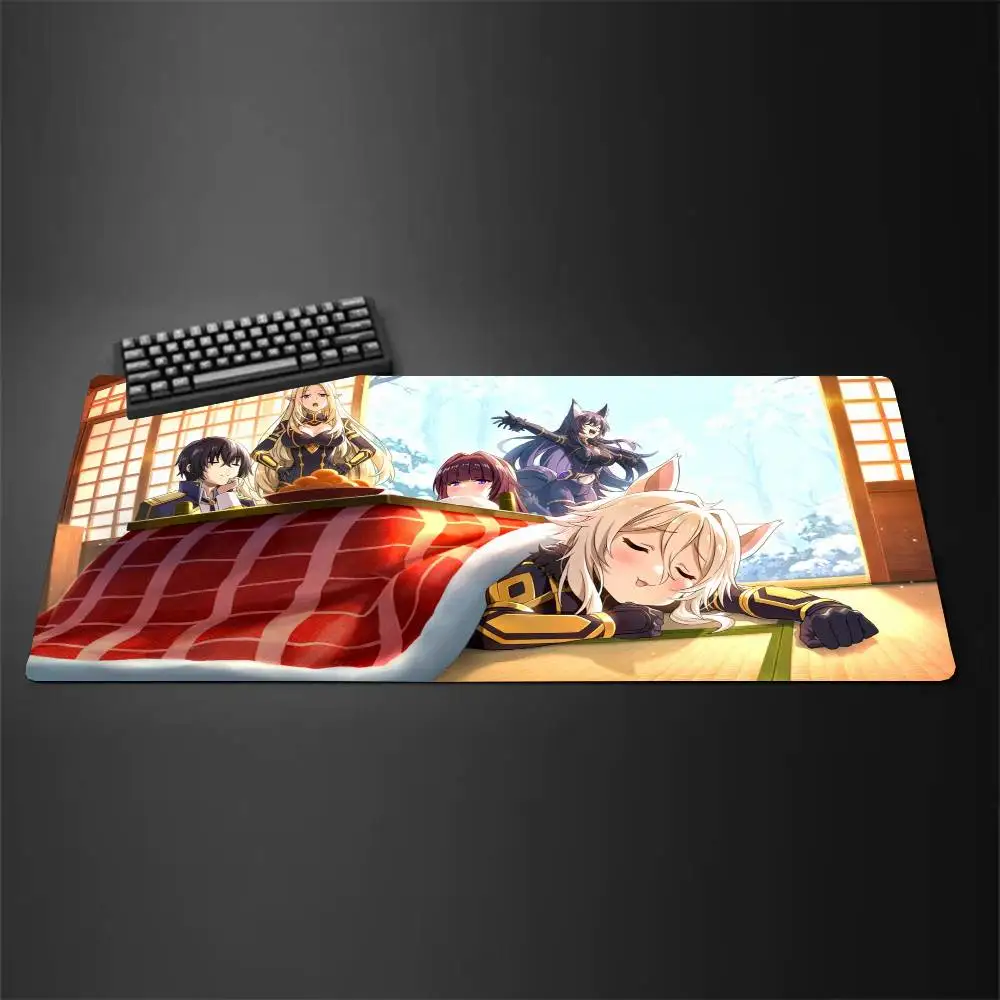 Anime The E-Eminence In Shadow Mousepad Non-slip Suitable For Office Computers Laptops E-sports Game Desk Mats XXL Keyboard