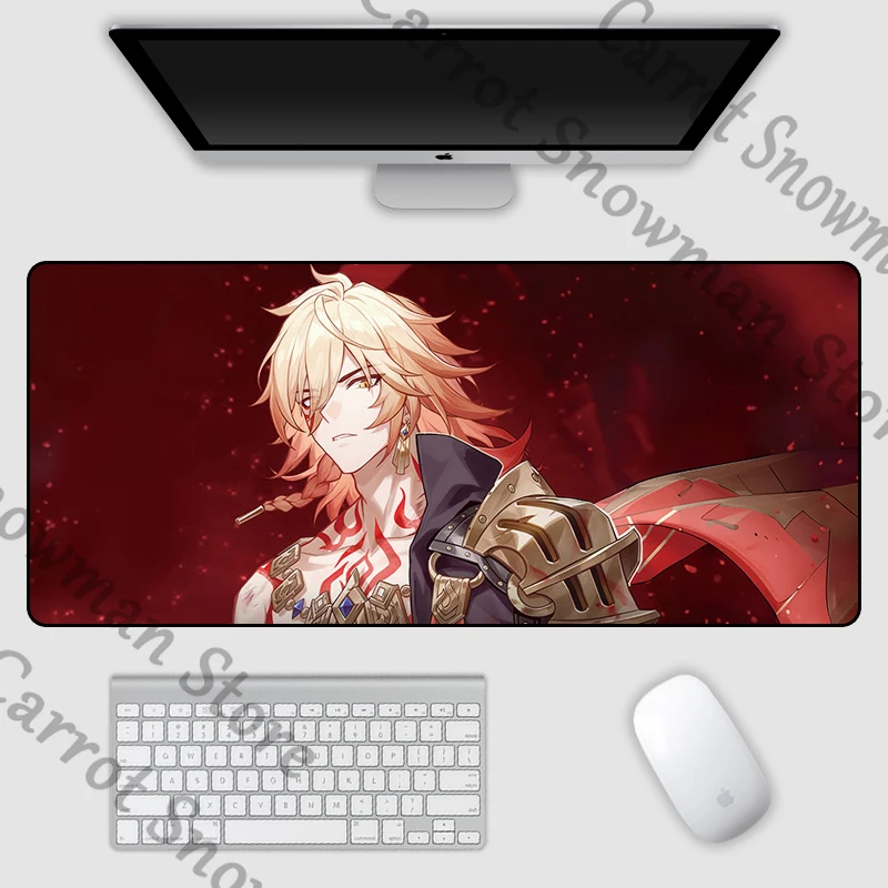 Honkai: Star Rail Mydei Anime alfombrilla para ratón de escritorio alfombrilla antideslizante para ordenador Cosplay regalo de dibujos animados decorar