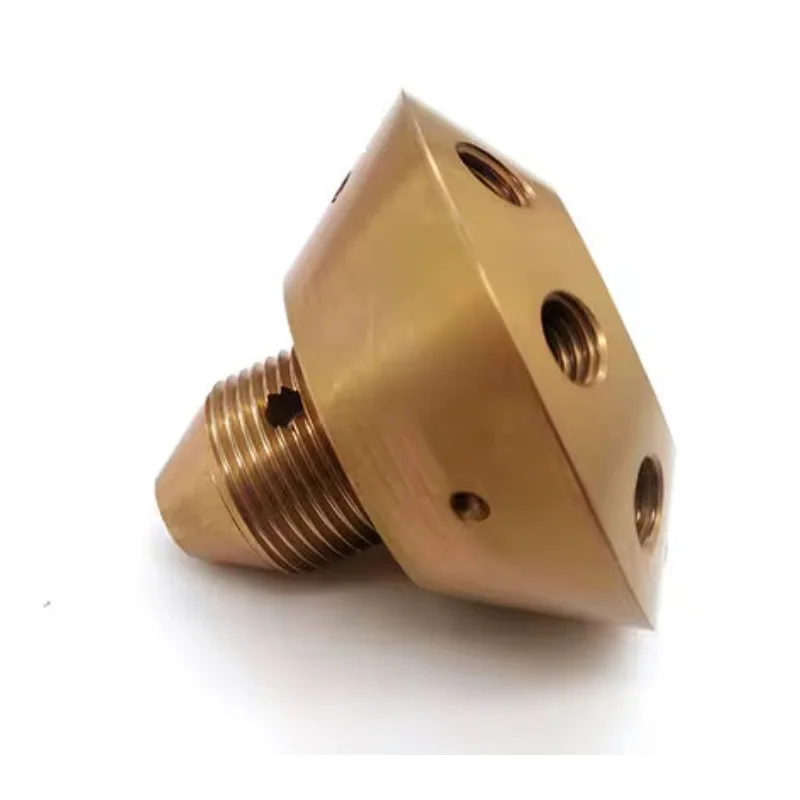 

Custom Precision Turned Brass Multi-interface Connectors Brass Copper Bronze CNC Machining Parts