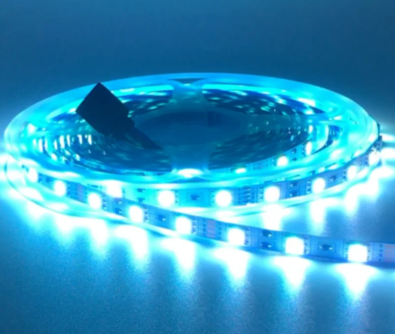 DC 5V 12V 24V 5M SMD 5050 RGB LED Strip Narrow side 6mm width PCB 60LEDs/M Flexible Light Tape Not waterproof LED Bar