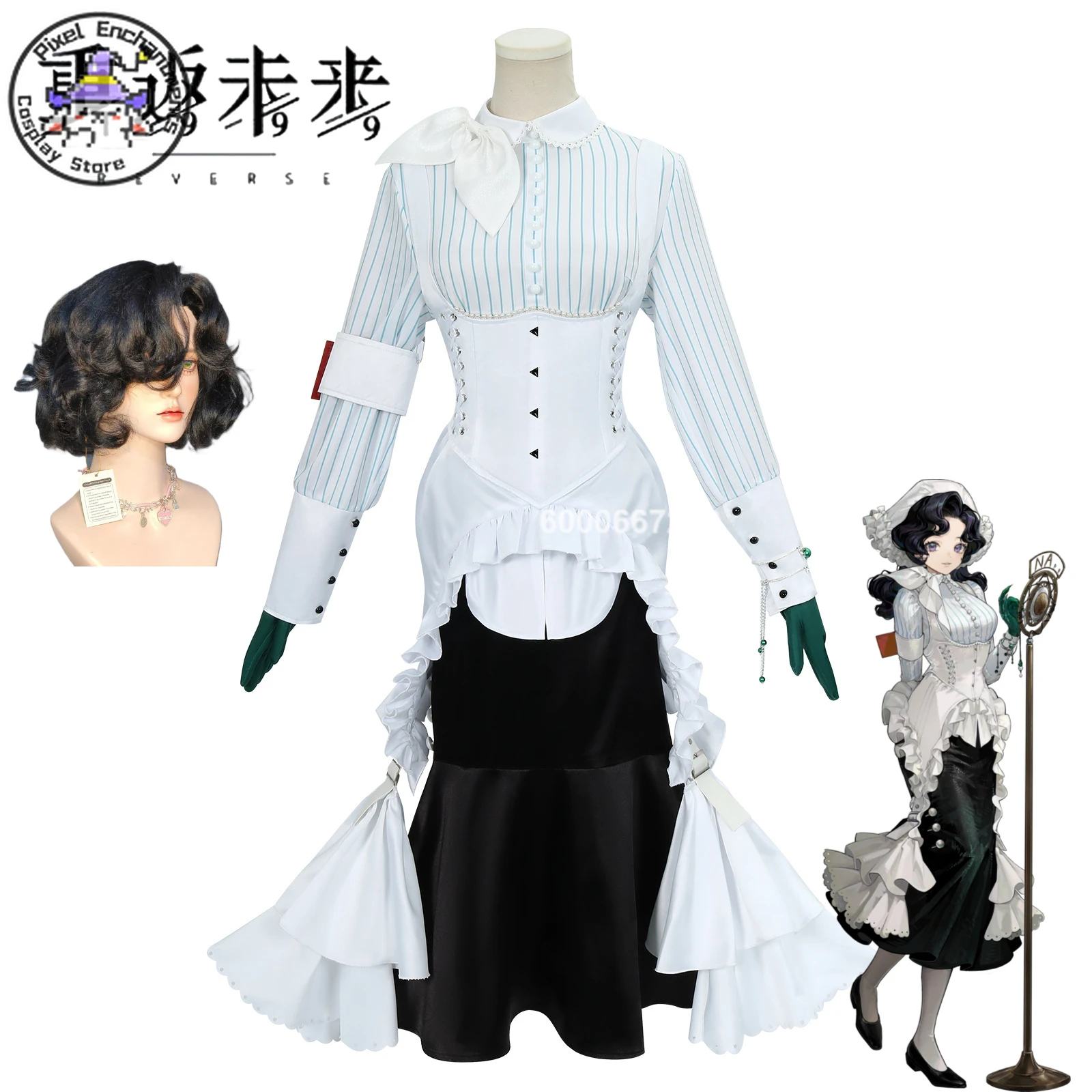 

Game Reverse:1999 Ms. Kimberly Hot Sale Cosplay Costume Woman Anjo Nala Maid Dress Halloween Uniform Anime Suit Role Play Party