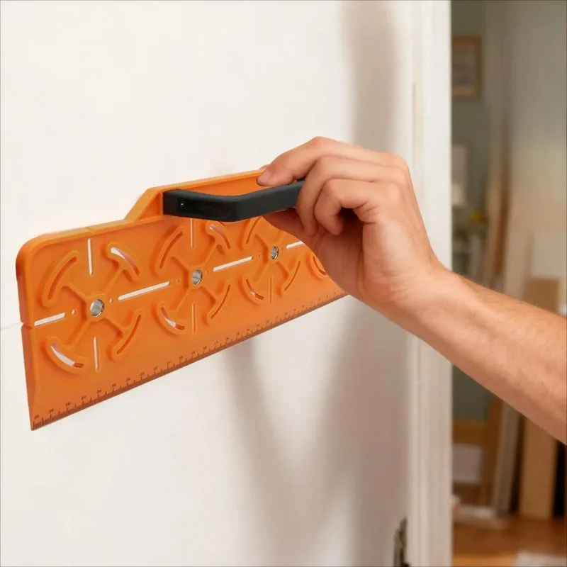 Drywall Cutting Template Electrical Box Mounting Drywall Cutting Template for Sockets for Electricians Homeowners Handymen