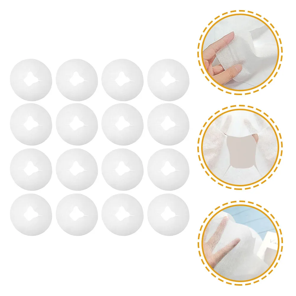 200Pcs Disposable Face Massage Covers Soft Nonwoven Fabric Face Pillow Cushion for Salon Clinic Spa Hospitals Rest Cradle Cover