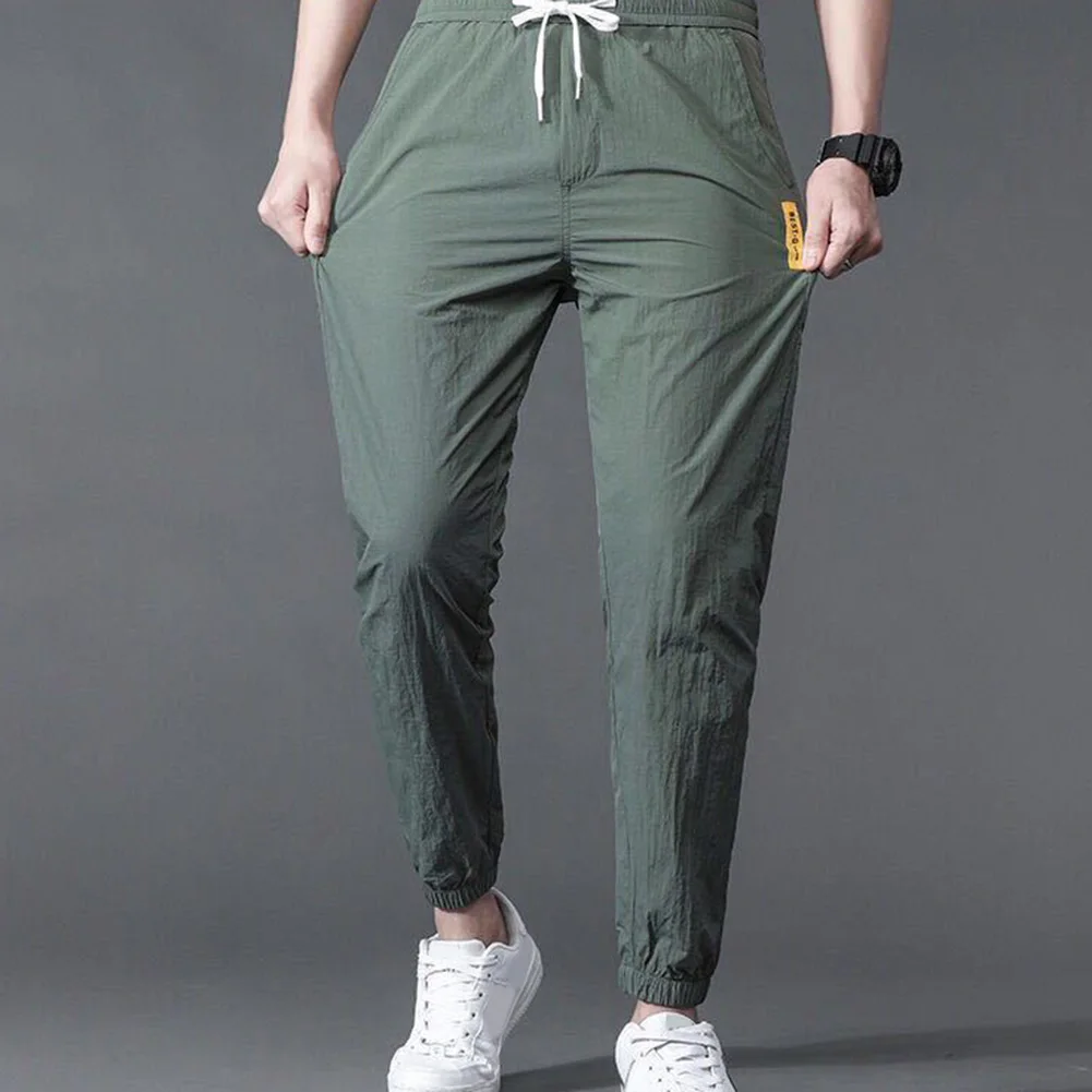 السراويل الرجال السراويل M-4XL بلون الربيع مستقيم الصيف عرق رقيقة الدعاوى عارضة مرنة الخروج التسوق #3