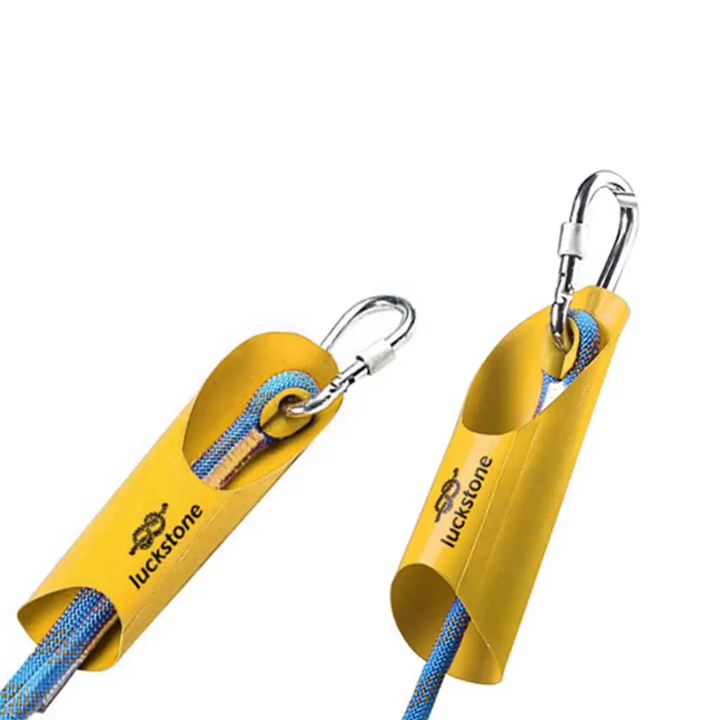 2PC 6PC Outdoor Rock Climbing Rope Cover Protector  Anti-Wear Arborist Rappelling Abseiling Aerial Work PVC Rope Guard Sleeve