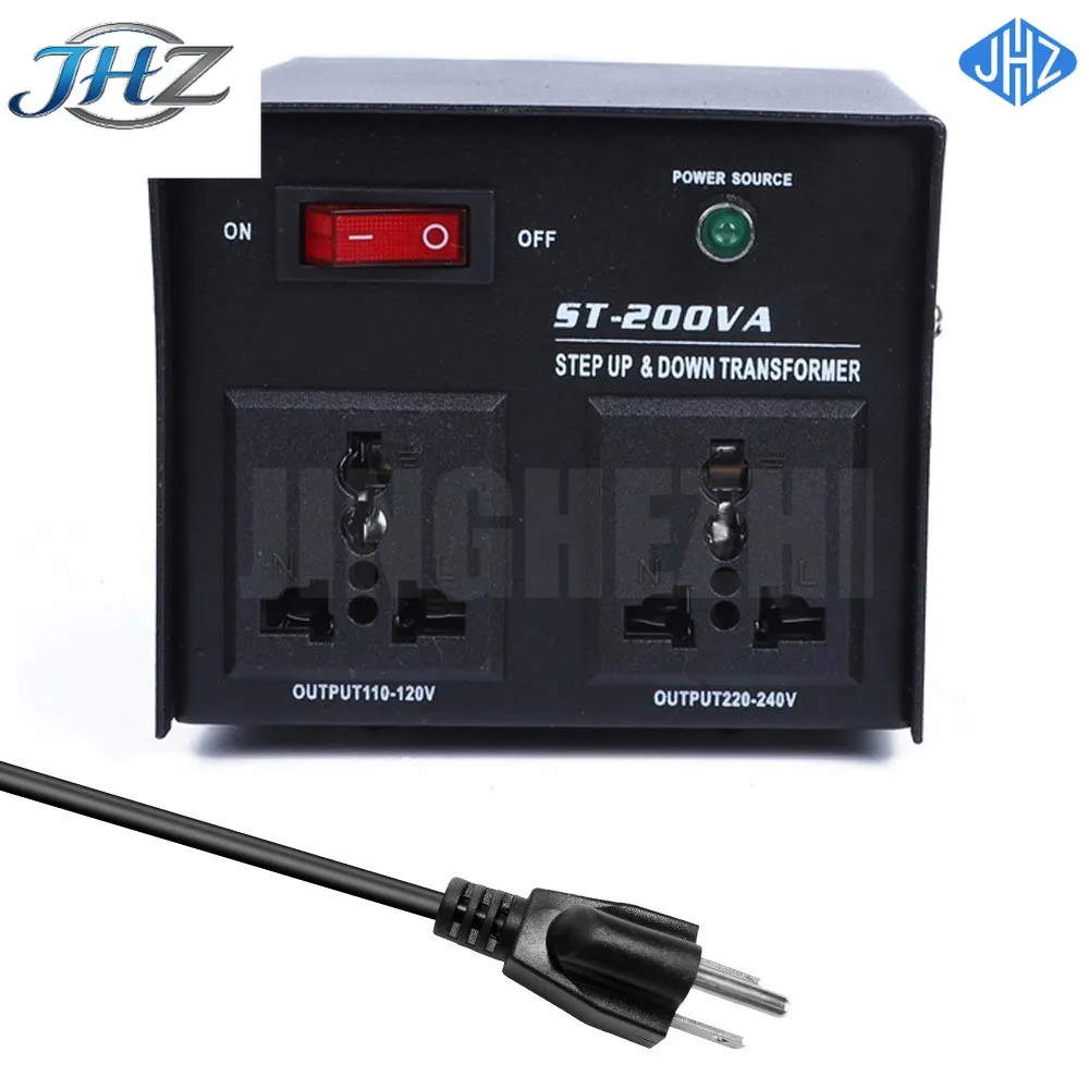 

JHZ for Intelligent Efficient Step Up Down Power Transformer 200W Home-use 100V-220V Household Electrical Appliance Voltage Conv