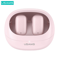 USAMS TWS Earphones Bluetooth 5.3 Wireless Headphones Mini and Compact Comfortable Wear 23h Long Battery Life 3D Spatial Earbuds