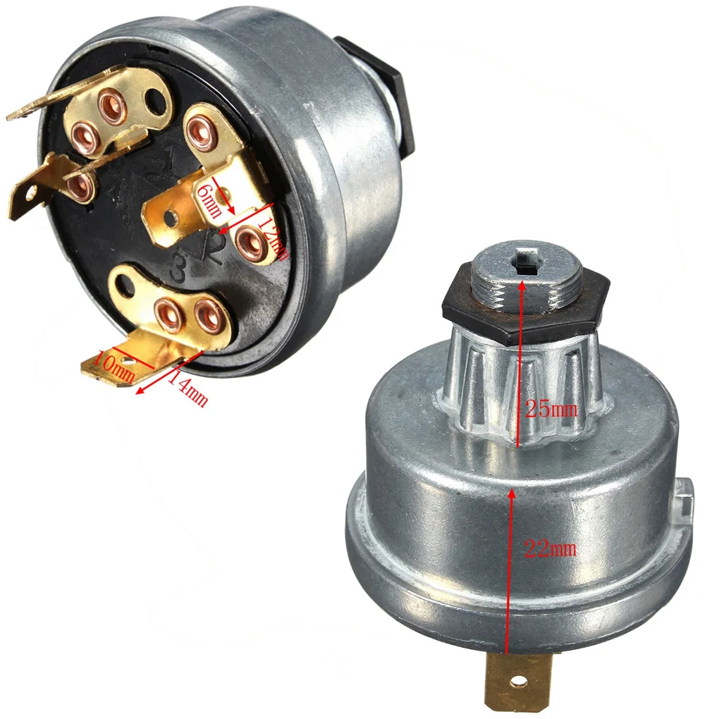 Universal Tractor Plant Ignition Switch Replacement Fits for Massey Ferguson for JCB for As Lucas 35670