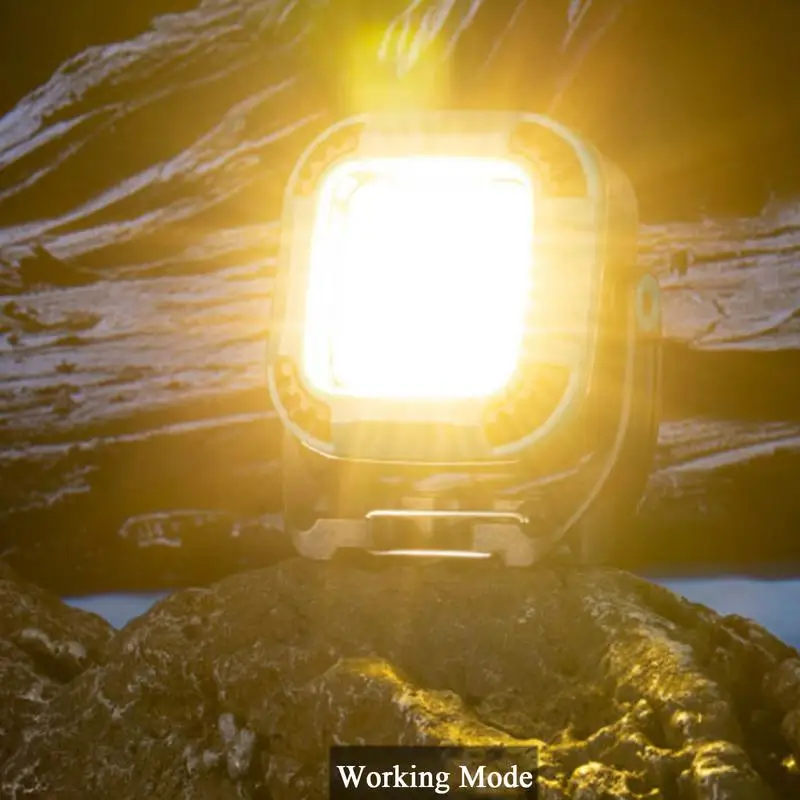 

Rechargeable Work Light Portable Magnetic Work Light With Rotatable Hook Portable Multi-function Security Lighting For Under