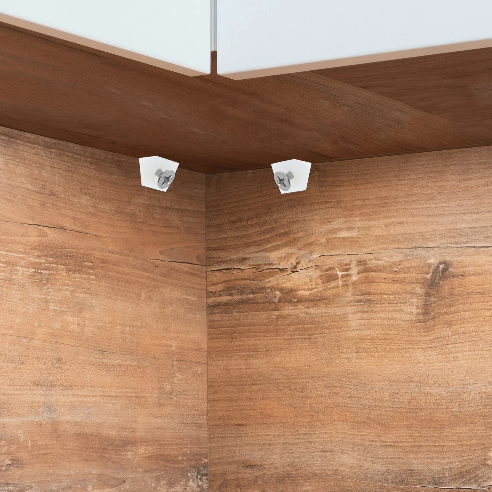 

50Pcs Cabinet Drawer Wedges Repair Replacement Kit Sagging Bottom Supports Plastic Fixing Brackets for Furniture