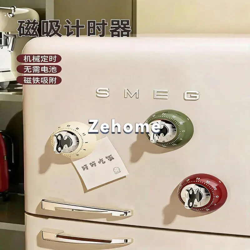 Magnetic Timer Countdown Learning Kitchen Reminder Home Cooking Machinery Management Timer Clockwork Alarm Clock