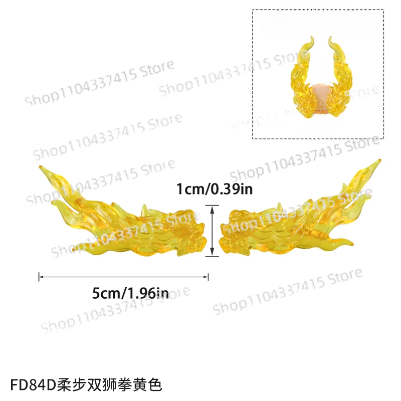 MOC Building Blocks Assembled Doll Scene Effects Soft Step Double Lion Fist Accessories Model Puzzle Pieces Collection of Toys