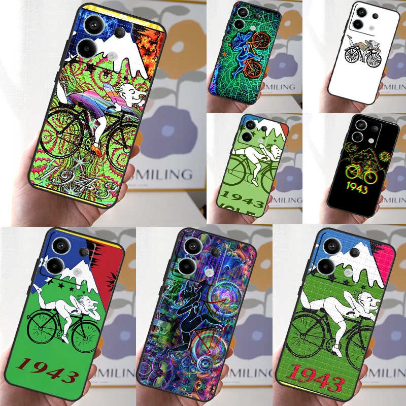 LSD Albert Hofmann Bicycle Day Case For Xiaomi Redmi Note 13 8 9 10 11 12 Pro 12S 11S 10S 9S Redmi 13C 9C 10C 12C Cover