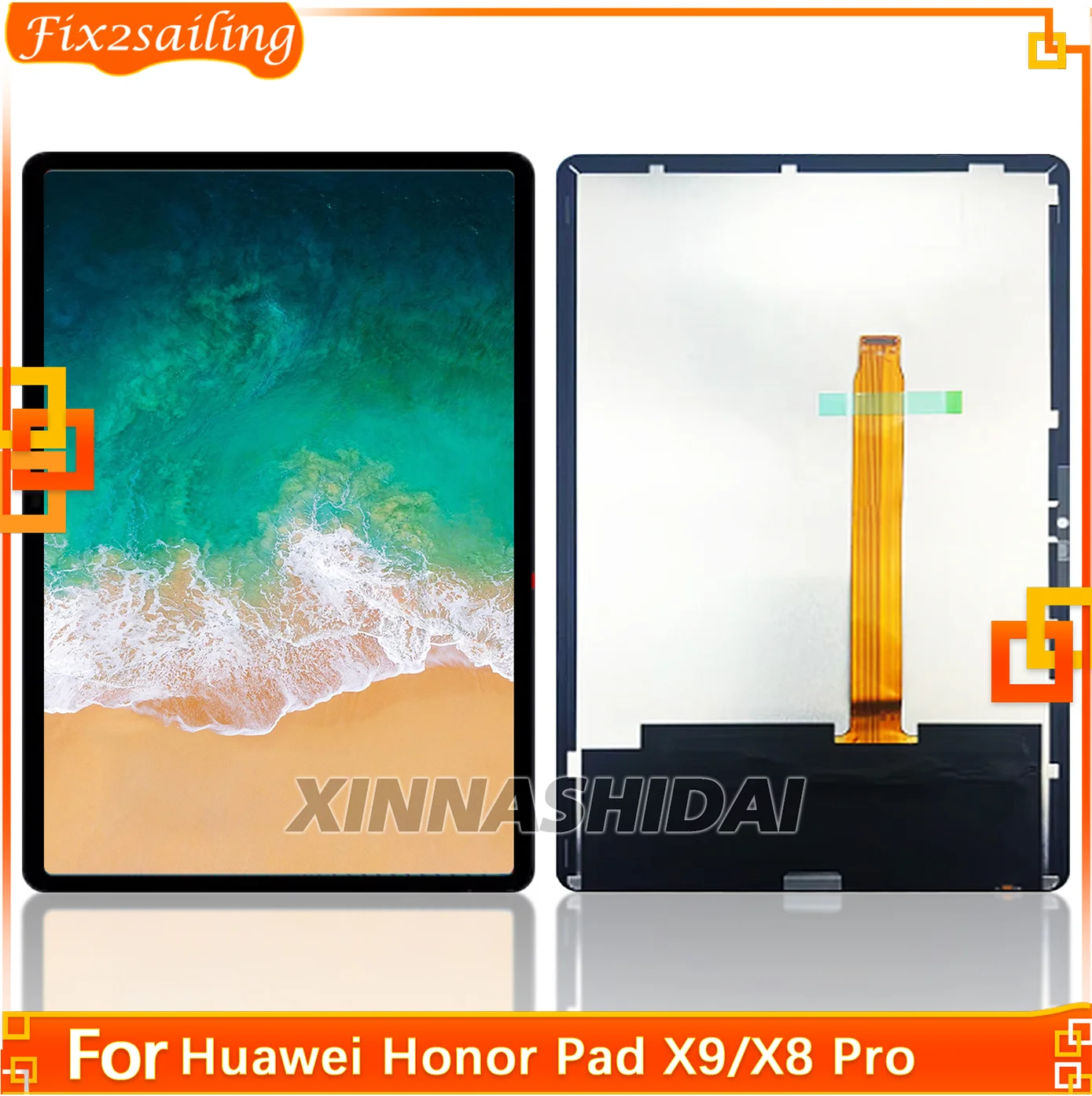 SUPER For Huawei Honor Pad X9/X8 Pro LCD Display Touch Screen Digitizer for Tablet Honor Pad X9 ELN-W09 ELN-W10 ELN-L09 ELN-W00
