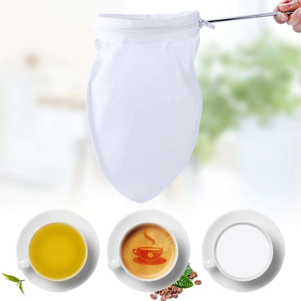 Nut Milk Filter Nylon Tea Filter Compact Design Efficient Filtering Environmentally Friendly Smooth Consistency