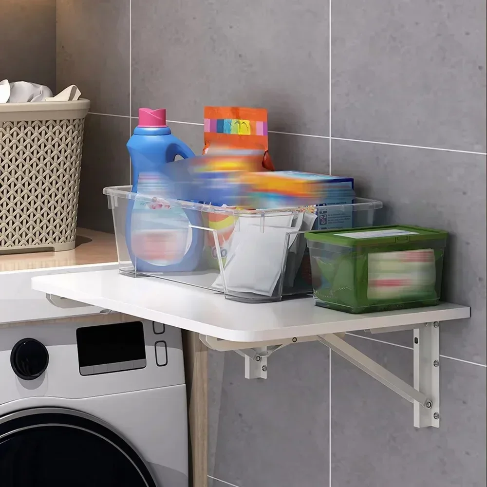 

Настенный плавающий компьютерный стол 60x40 см, складной рабочий стол, экономия места для домашнего офиса, учебный уголок