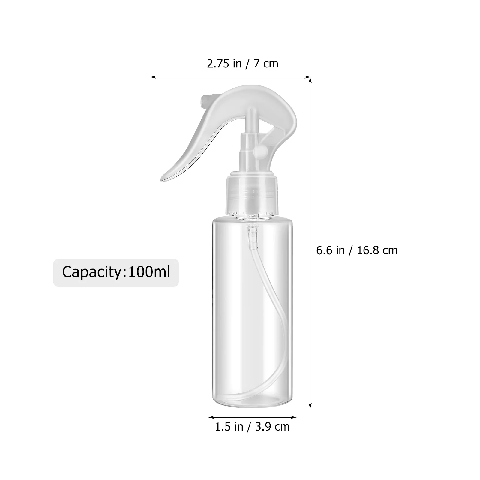 Dispensador de viaje recargable, botellas vacías para limpieza de botellas vacías, plantas, cosméticos, champú, almacenamiento PET PP, 10 Uds.